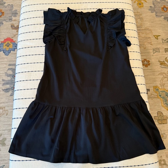 not known Dresses & Skirts - Black Pleated Sleeveless Cocktail Sundress